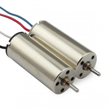 Мотор - Mini Quad Brushed Motors 8.5x20mm (CW/CCW)